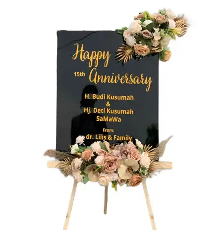 Papan Bunga Akrilik Bone